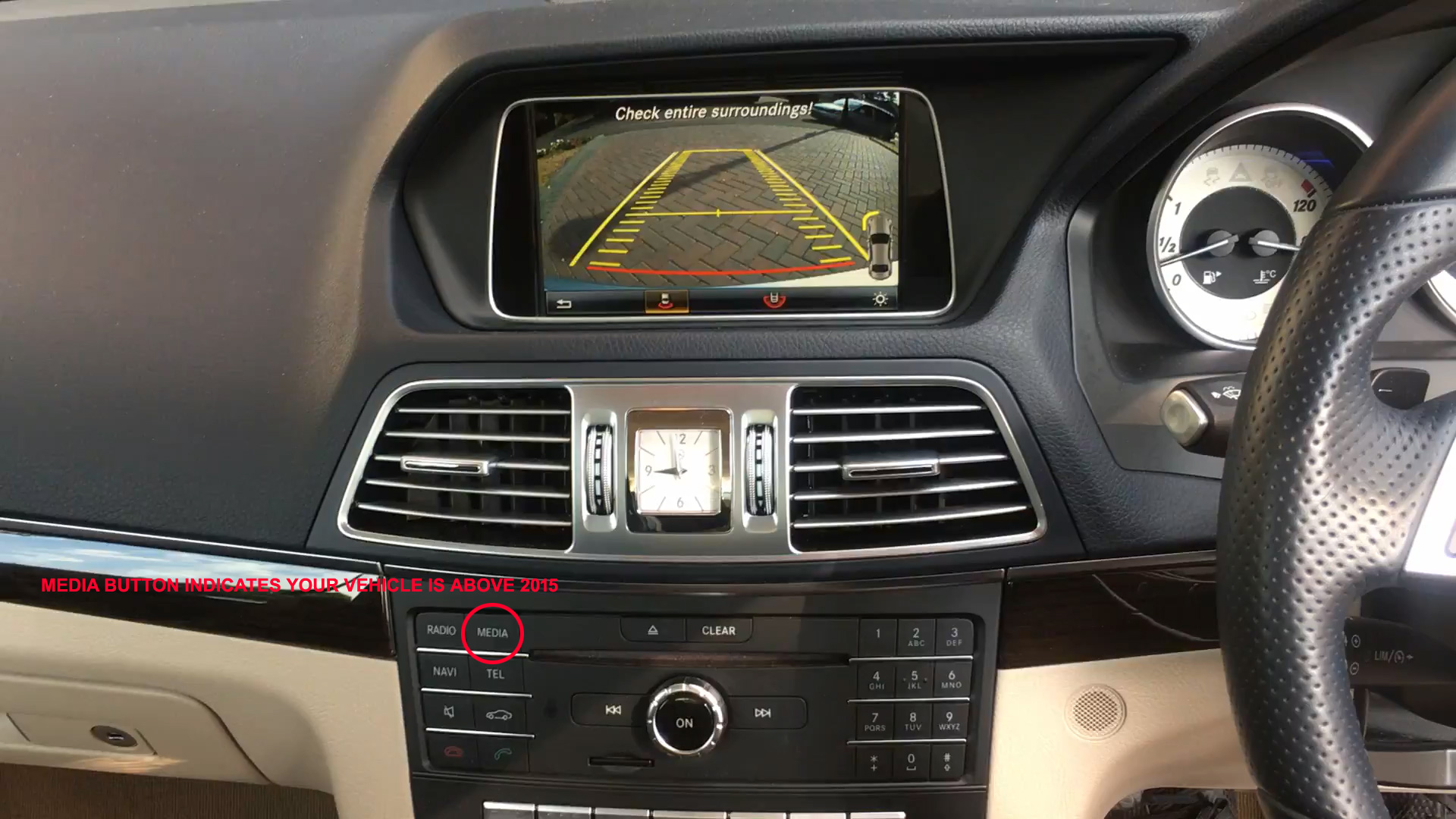 Mercedes EClass Reverse Camera NTG5.0 Autologics